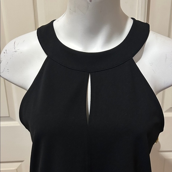 Ann Taylor Black key hole Halter Tank Top. NWT. Medium - Picture 2 of 8